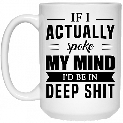 15 oz. White Mug