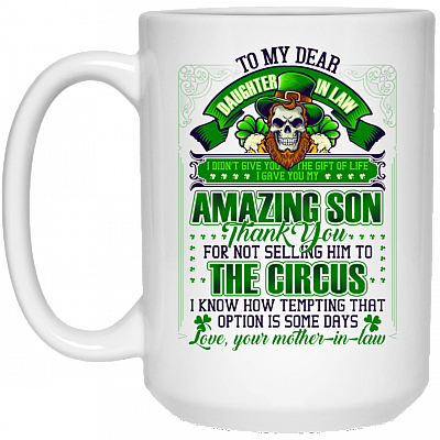 15 oz. White Mug