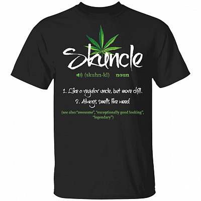 Skuncle Definition Like A Regular Uncle But More Chill T-Shirt - Funny Uncle Shirts
