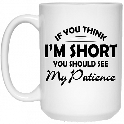 15 oz. White Mug