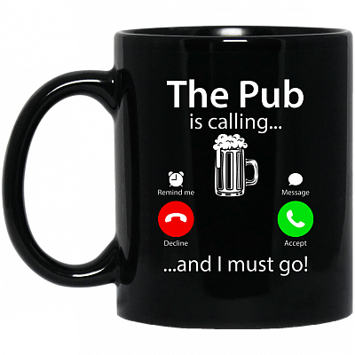 11 oz. Black Mug