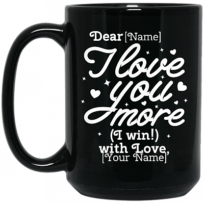 15 oz. Black Mug