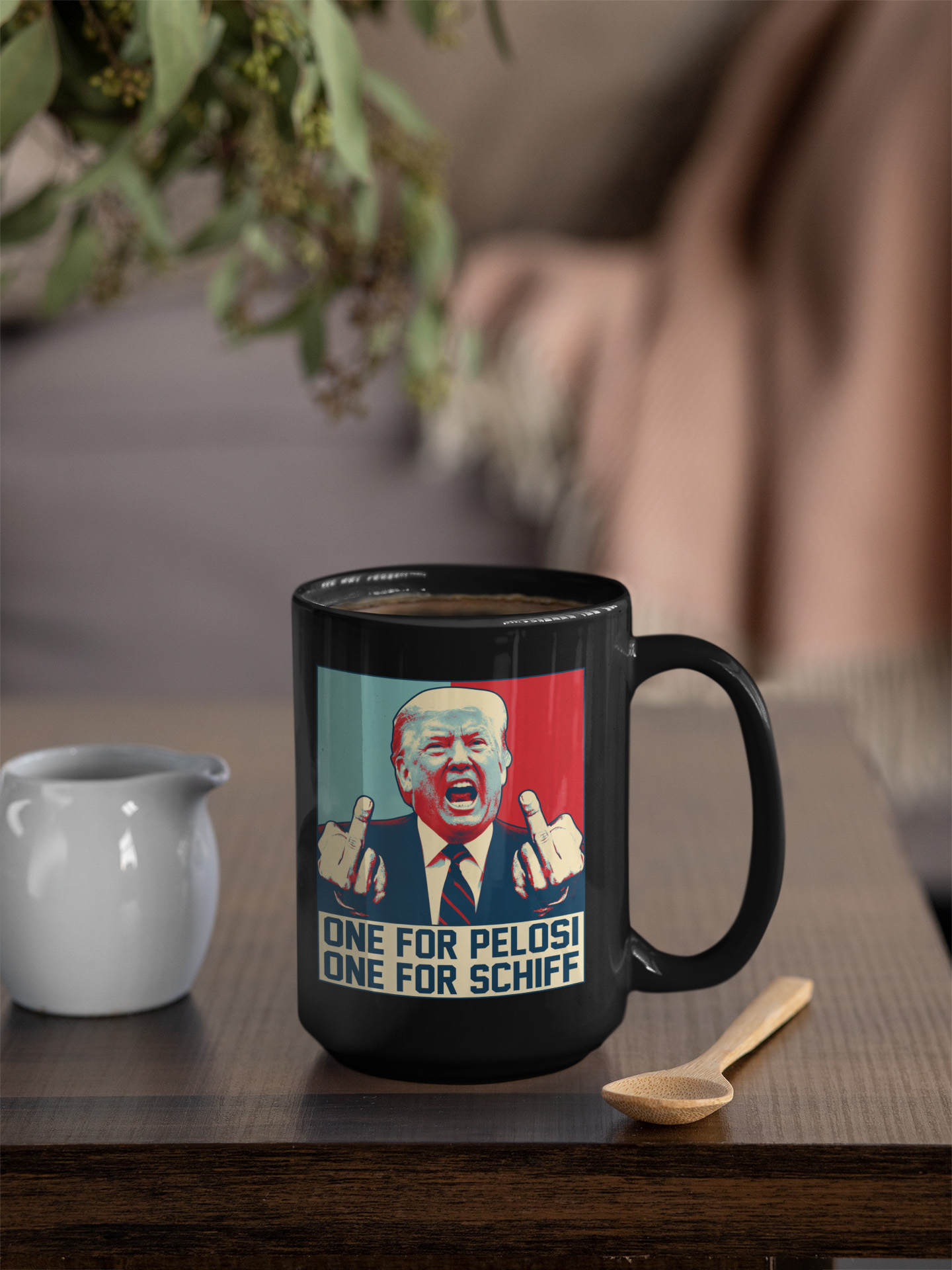 2VT. One For Pelosi mug mk1