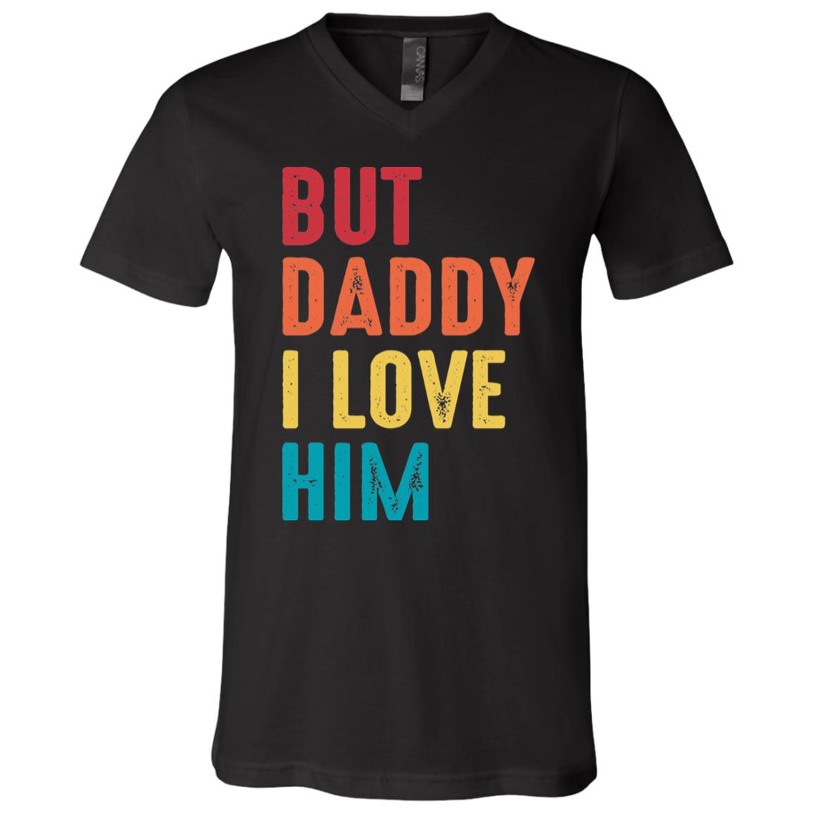 CubeBik Drunk Harry Dances Styles With Fan Wearing But Daddy I Love Him Meme Vintage T-shirt V-neck