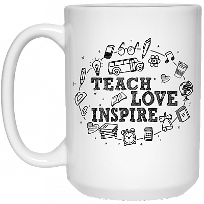 15 oz. White Mug