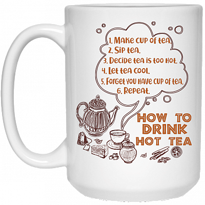 15 oz. White Mug