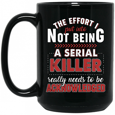 15 oz. Black Mug