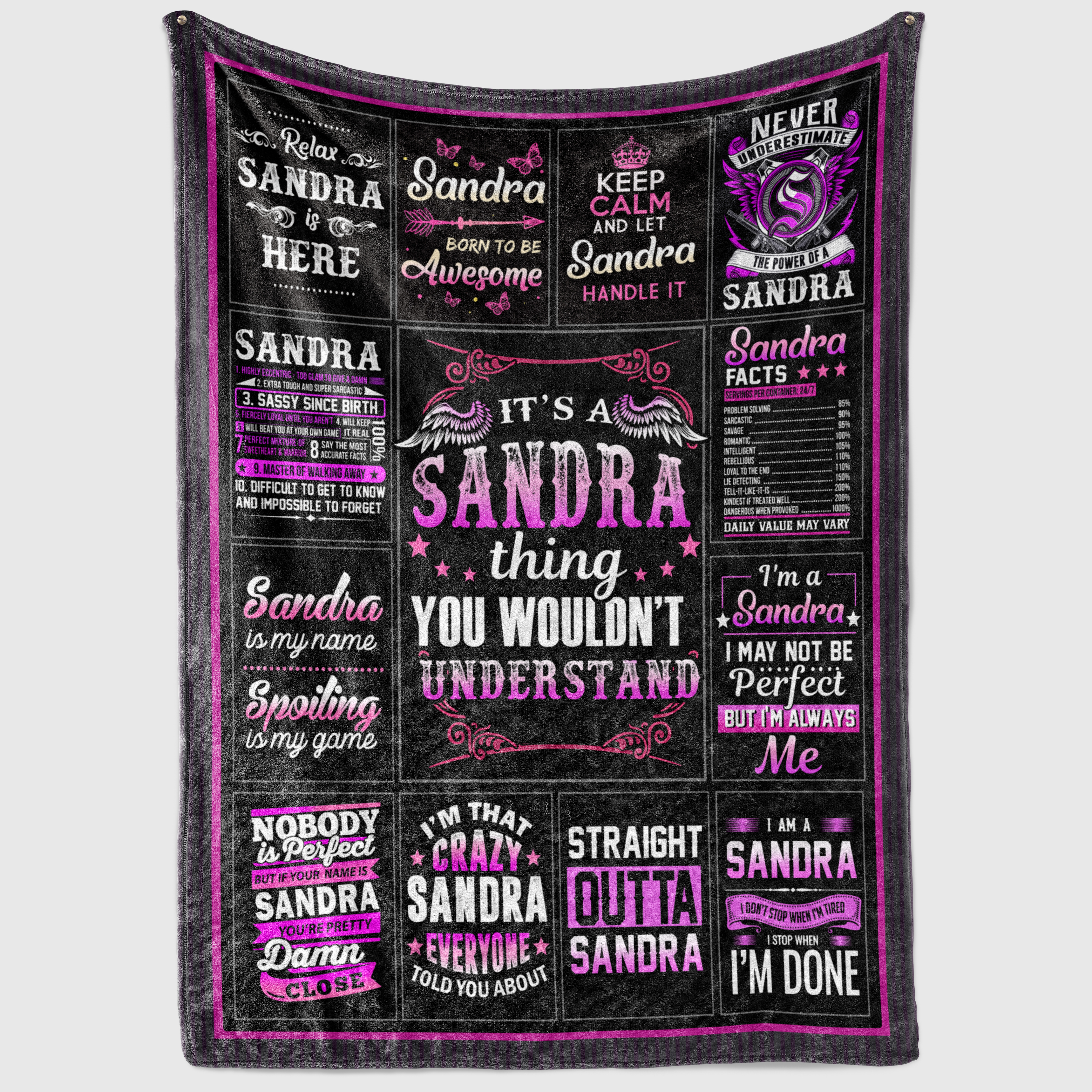 5VT. Sandra Thing blanket mockup
