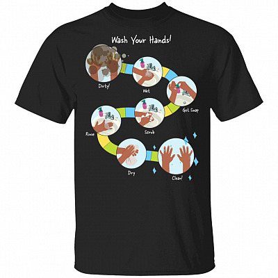 Wash Your Hands Coro-navirus Survival Guide T-Shirt