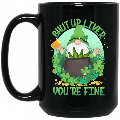 15 oz. Black Mug