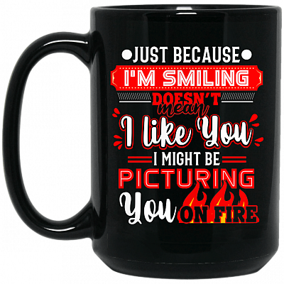 15 oz. Black Mug