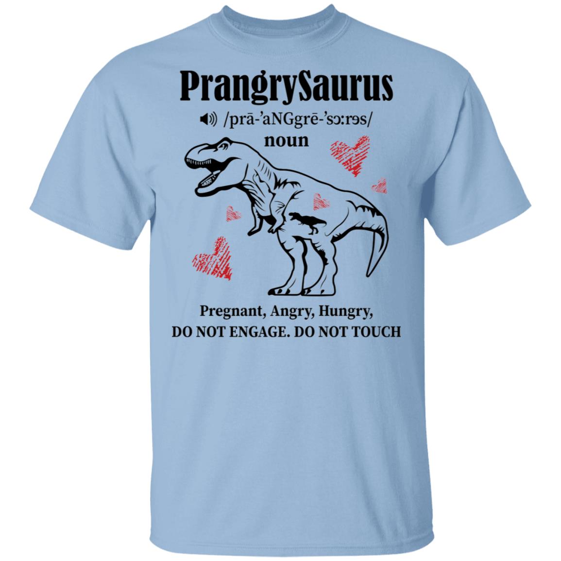Funny Dinosaur Mom Shirt Prangry Saurus T-Shirt Funny Dinosaur