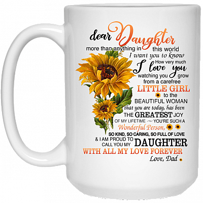 15 oz. White Mug