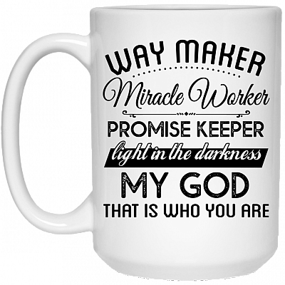 15 oz. White Mug