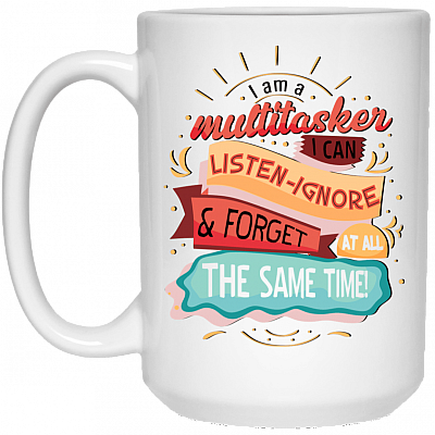 15 oz. White Mug