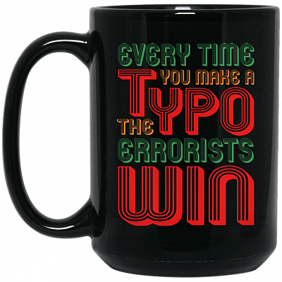 15 oz. Black Mug