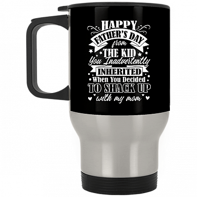 14 oz. Silver Travel Mug