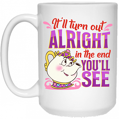 15 oz. White Mug