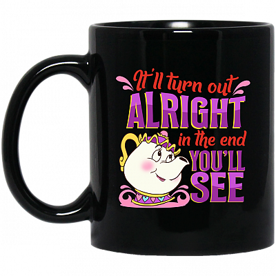 11 oz. Black Mug