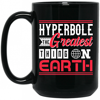 15 oz. Black Mug