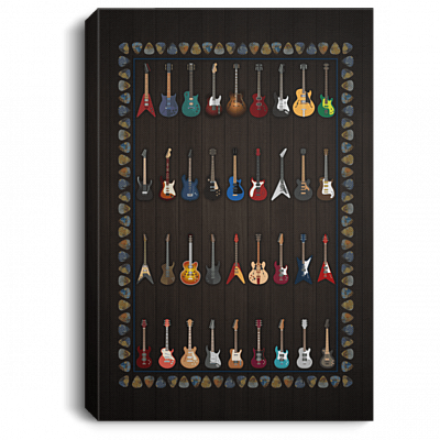 Guitar Lover Gallery Wrapped Framed Canvas Prints - Unframed Poster - Home Decor Wall Art