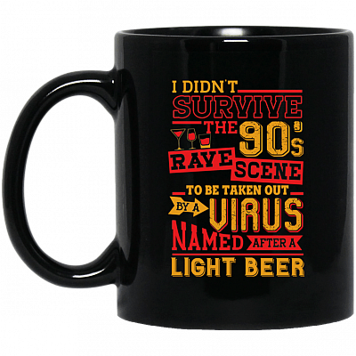11 oz. Black Mug