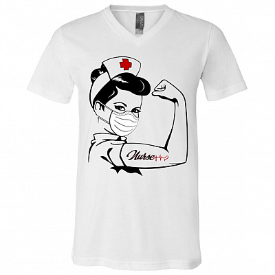We Can Do It Nurse Who Survived 2020 T-Shirt - V-Neck