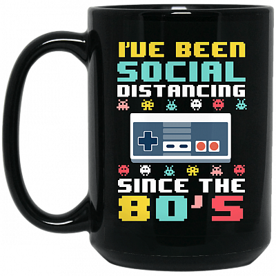 15 oz. Black Mug