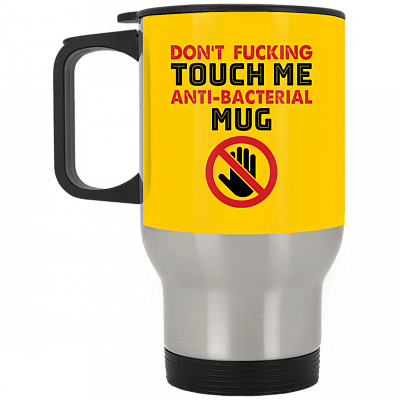 14 oz. Silver Travel Mug