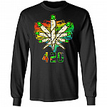 420 Cannabis Rolls Hip-pie Funny Weed Long Sleeve - Hoodie - Sweatshirt