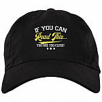 If You Can Read This You Are Too Close Twill Cap - High-Profile Snapback -  Trucker Hat - Beanie - Knit Cap