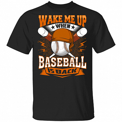 Wake Me Up When Baseball Is Back T-Shirt