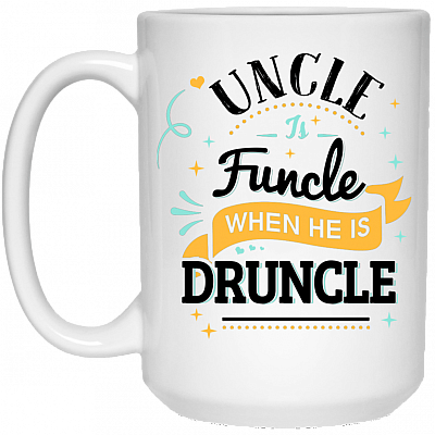 15 oz. White Mug