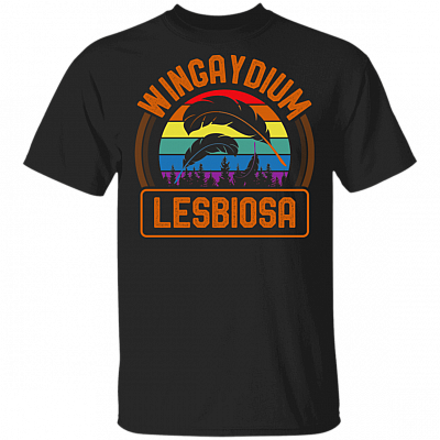Wingaydium Lesbiosa Pride LGBTQ T-Shirt - Funny Gift T Shirt