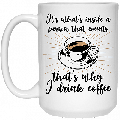 15 oz. White Mug