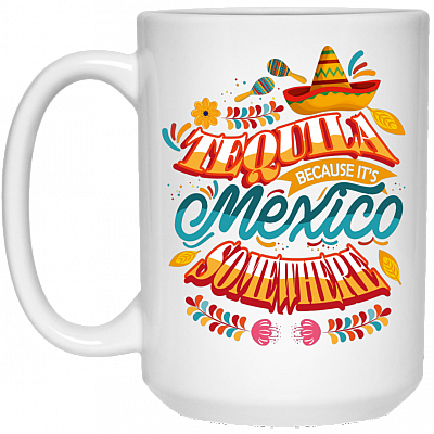 15 oz. White Mug