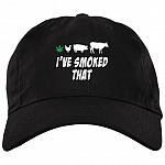 I've Smoked That BBQ Weed 420 Twill Cap - High-Profile Snapback -Trucker Hat