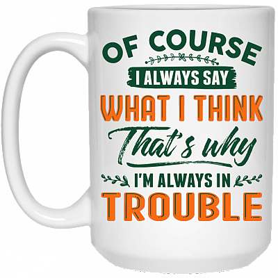 15 oz. White Mug