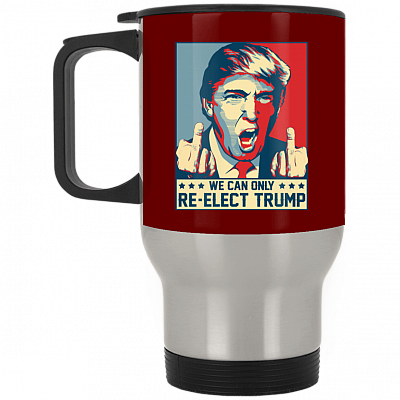 14 oz. Silver Travel Mug