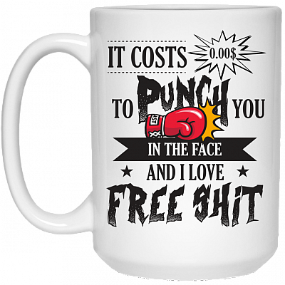 15 oz. White Mug