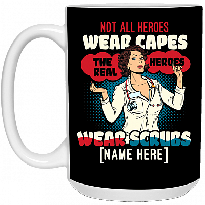 15 oz. White Mug