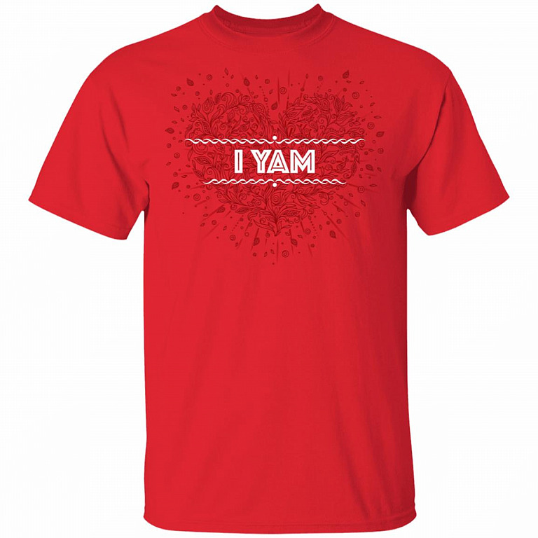 I Yam Couples - She's My Sweet Potato T-Shirt - Love You Forever Tee, Red, Unisex T-Shirt