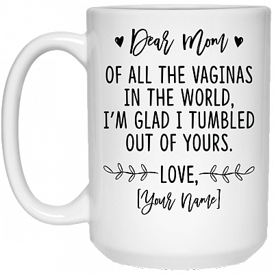 15 oz. White Mug