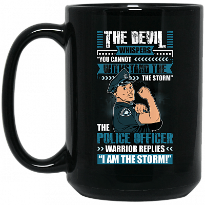 15 oz. Black Mug