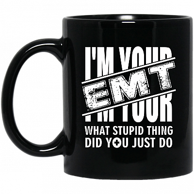 11 oz. Black Mug