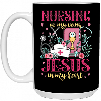 15 oz. White Mug