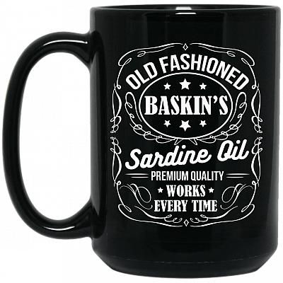 15 oz. Black Mug