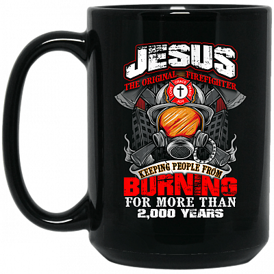 15 oz. Black Mug
