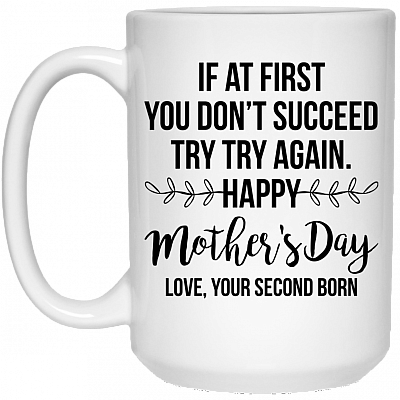 15 oz. White Mug