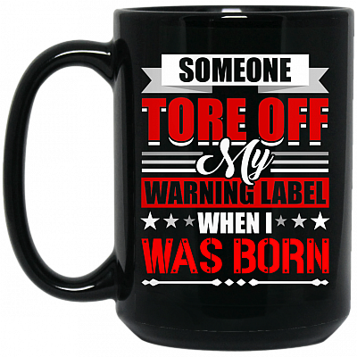 15 oz. Black Mug